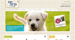 Desktop Screenshot of clinicaveterinariasanjorge.com